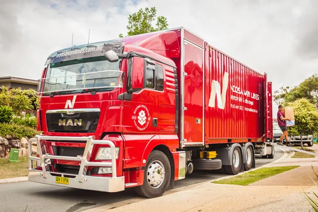 Unloading Removals Truck